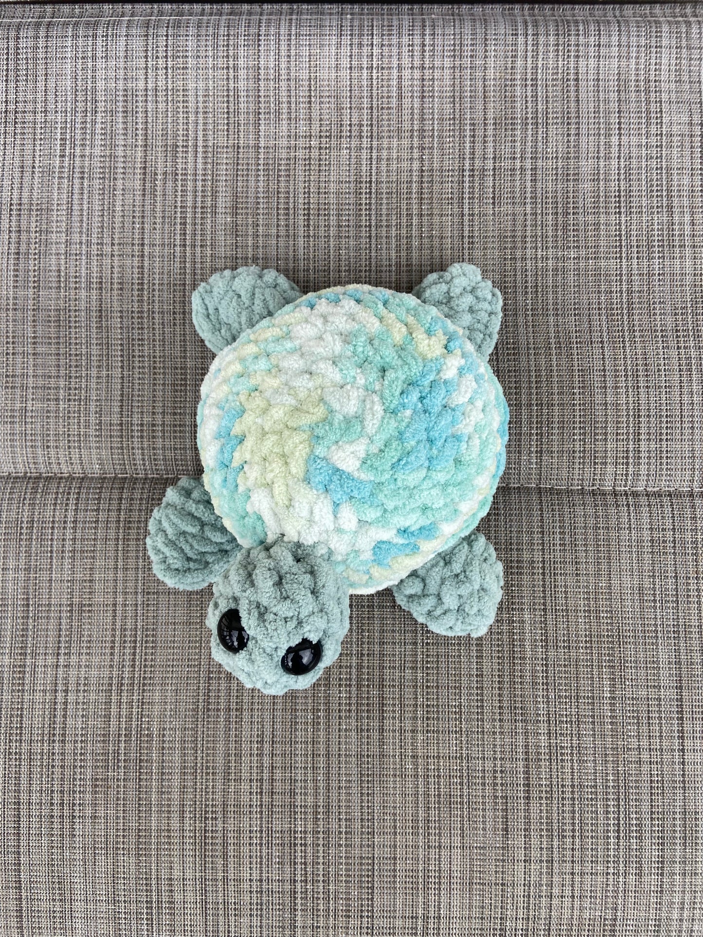 Handcrafted Crochet Turtle Plush: Adorable and Huggable Toy for All Ages