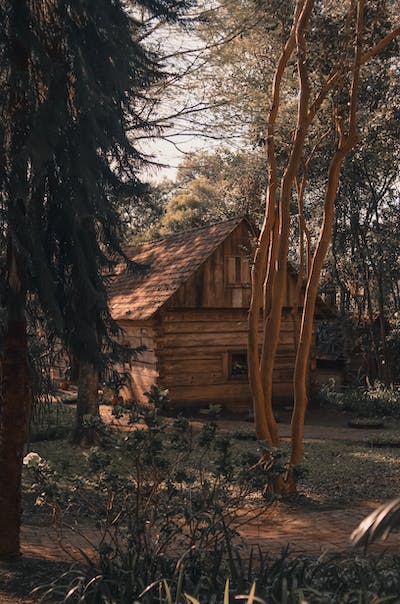 Log Cabin Single Wick Soy Candle