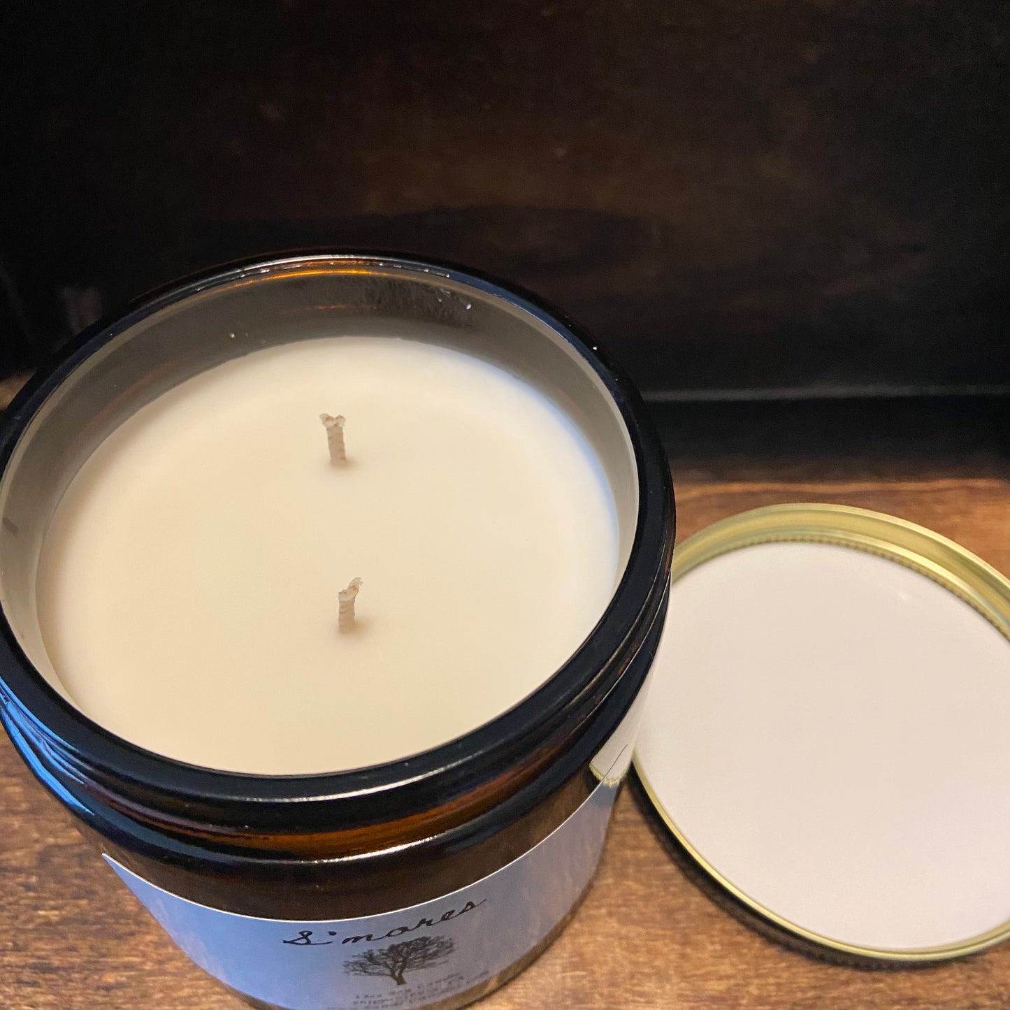 Leaf Pile Double Wick Soy Candle