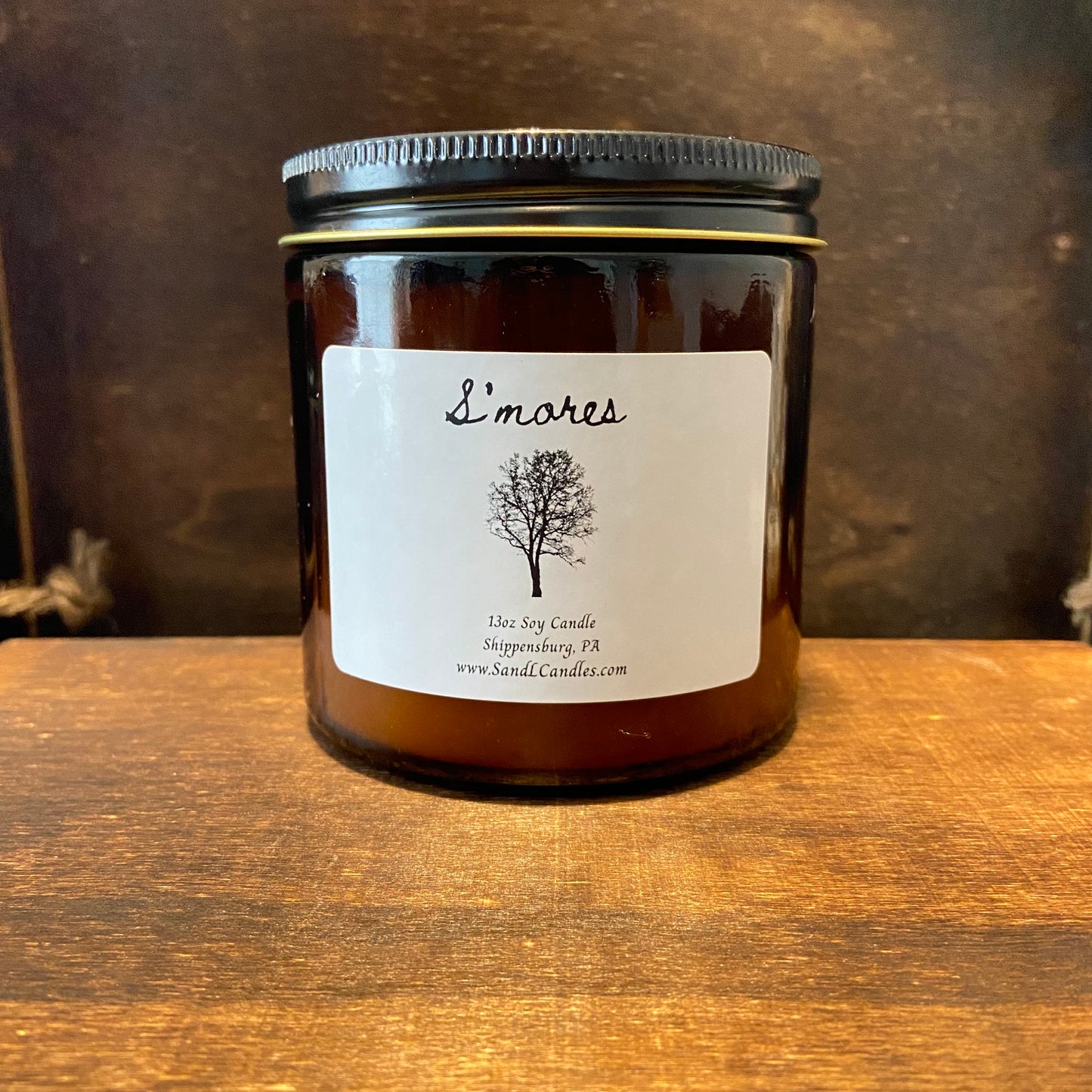 S'mores Double Wick Soy Candle