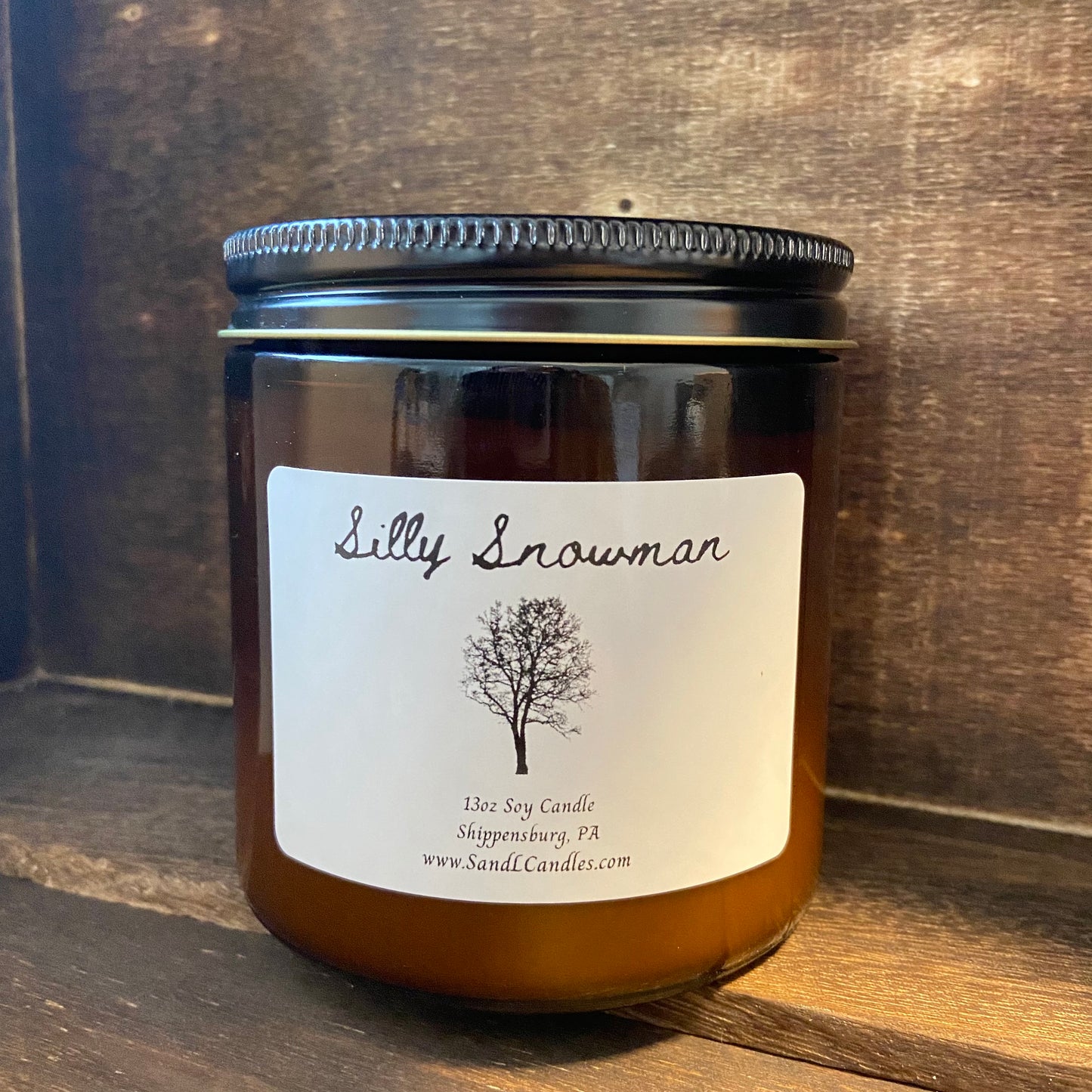 Silly Snowman Double Wick Soy Candle