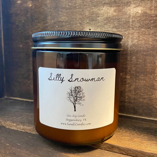 Silly Snowman Double Wick Soy Candle