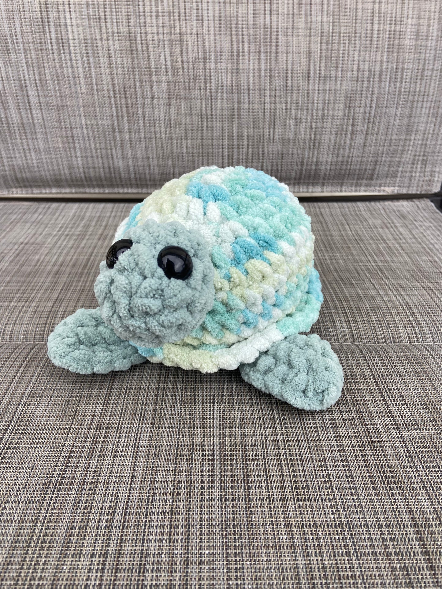 Handcrafted Crochet Turtle Plush: Adorable and Huggable Toy for All Ages