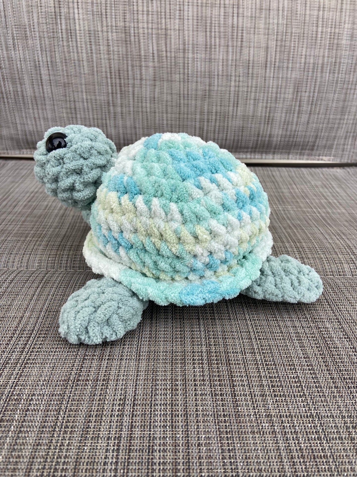 Handcrafted Crochet Turtle Plush: Adorable and Huggable Toy for All Ages