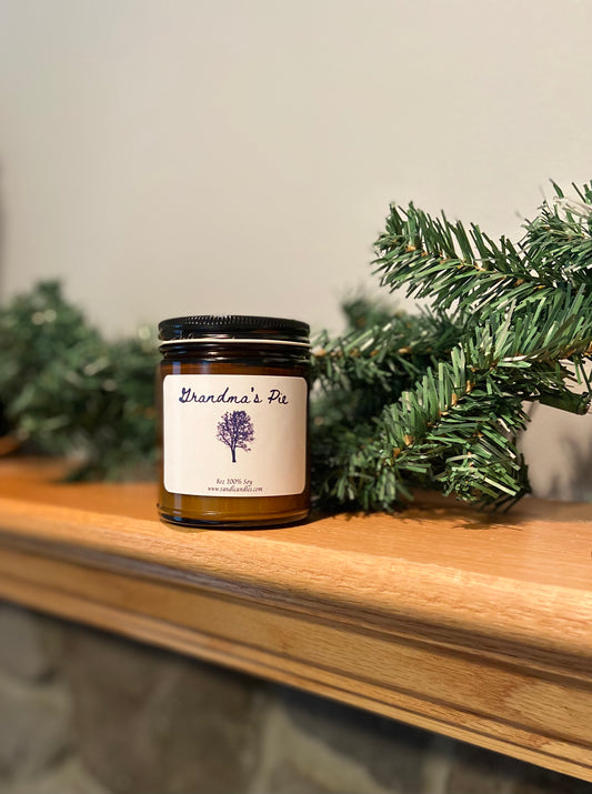 Grandmas Pie Single Wick Soy Candle