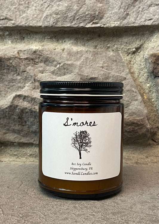 S’mores Single Wick Soy Candle